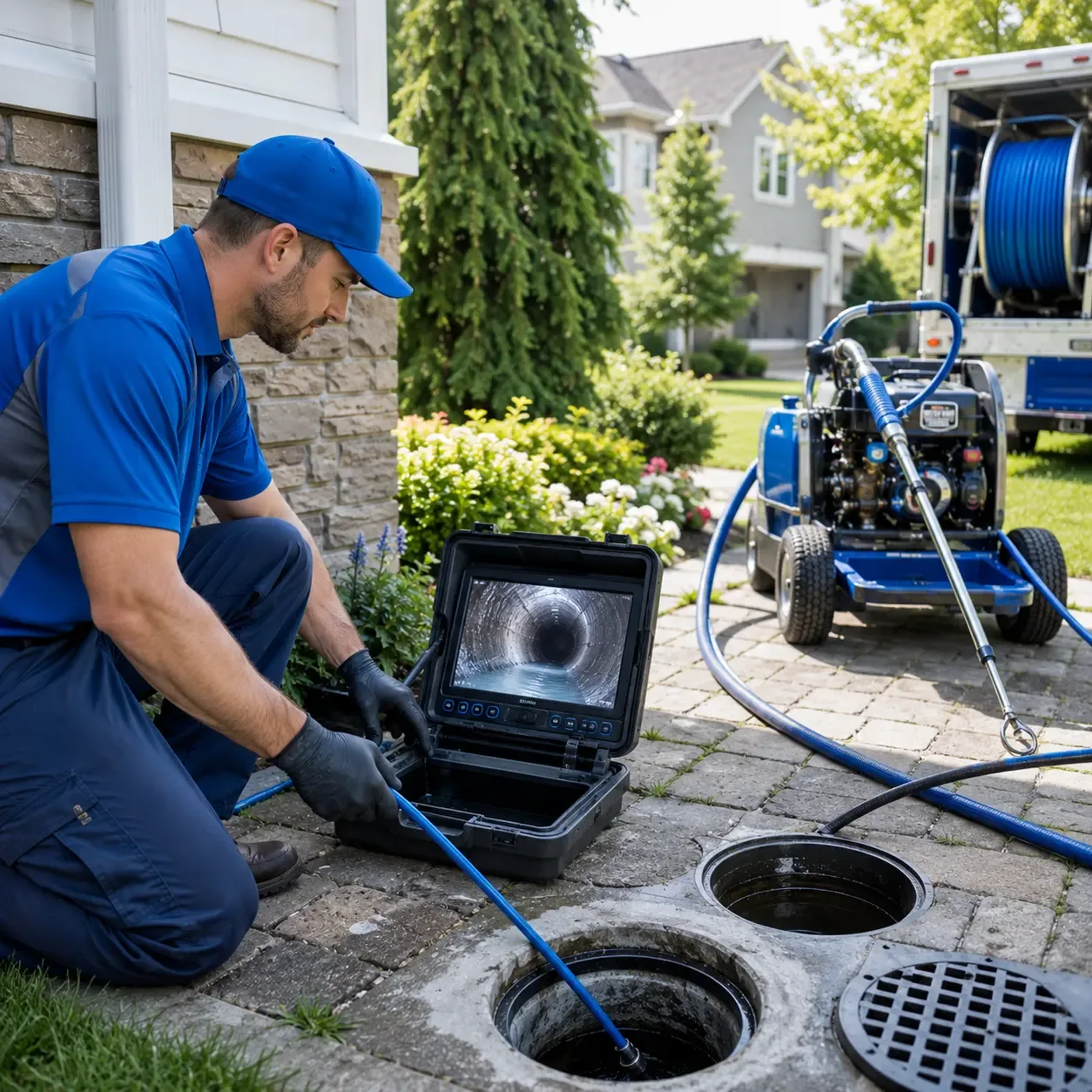 Outdoor drain cleaning professionals serving Kyle, TX